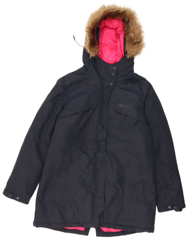MOUNTAIN WAREHOUSE Parka à capuche pour femme UK 14 Large Bleu marine