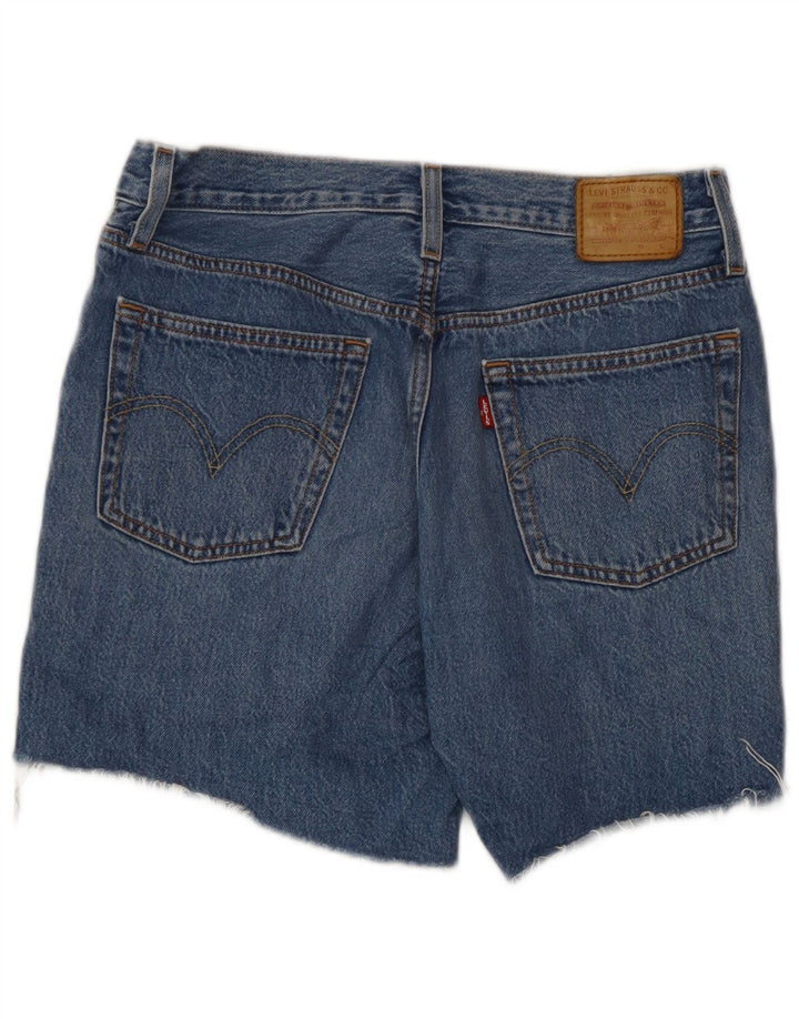 Levi's Short en Jean 501 Femme W27 Petit Bleu Coton