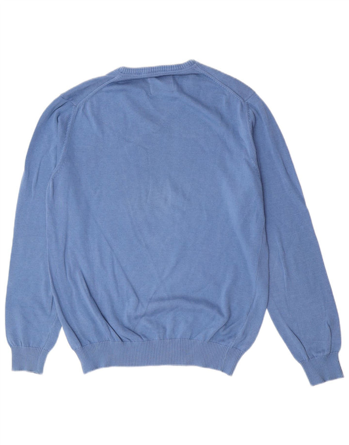 PEPE Jeans Pull Col V Homme Bleu Moyen Coton