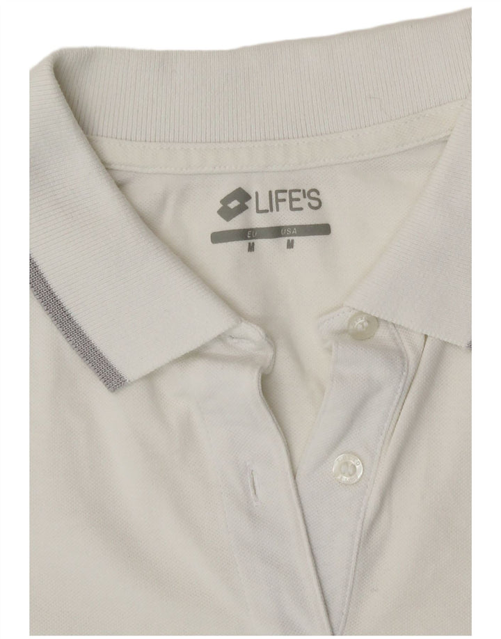 Lotto Polo Femme UK 14 Medium Blanc