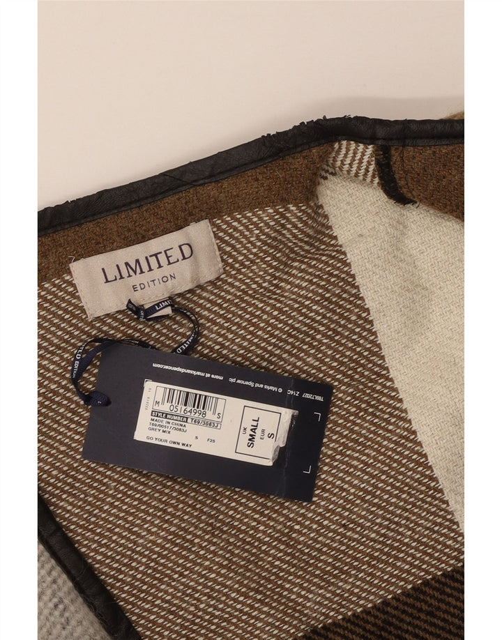 Marks & Spencer Manteau long pour femme UK 10 Small Multicolore