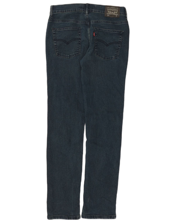 Levi's Garçon 512 Slim Tapered Jeans 15-16 ans W30 L31 Bleu Marine Coton