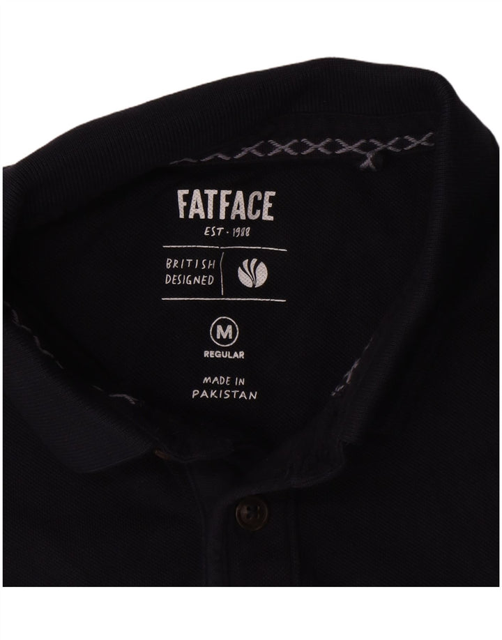 Fat Face Polo Regular Homme Bleu Marine Moyen Coton