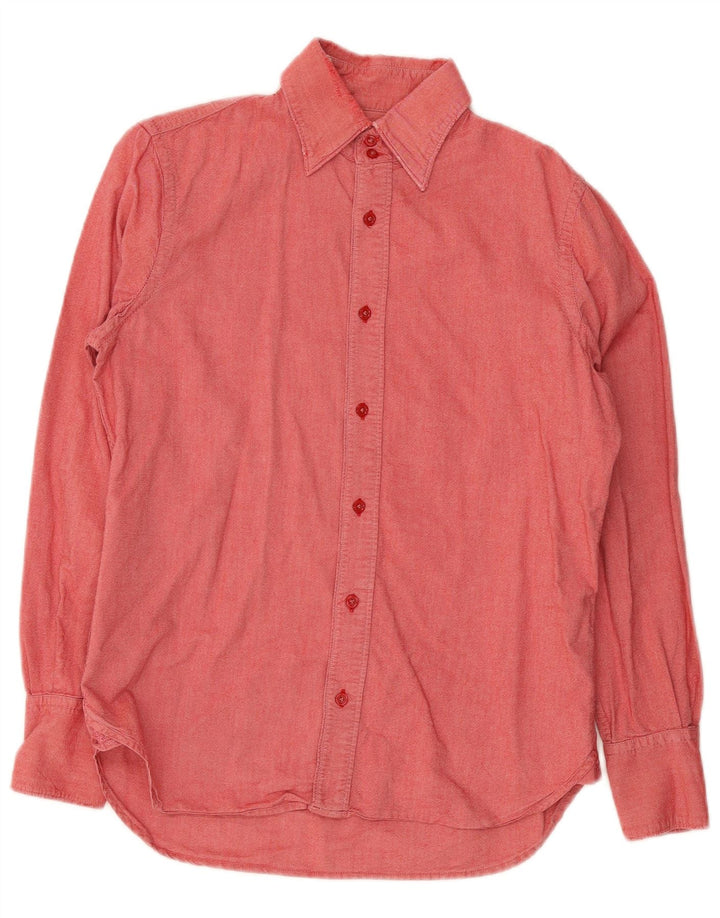 Diesel Chemise Regular Fit Petit Rouge Coton Homme