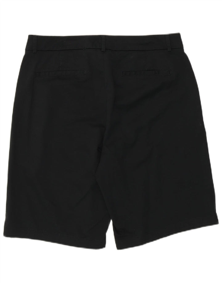 Dockers Womens Casual Shorts Large W36 Black Cotton