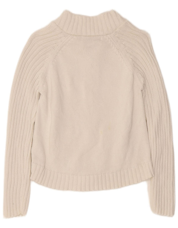 Zara Womens Trafaluc Crop Full Zip Cardigan Pull UK 14 Grand Blanc