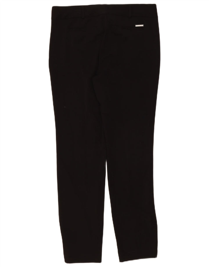 Michael Kors Pantalon chino slim pour femme US 8 Medium W34 L31 Noir Polyester