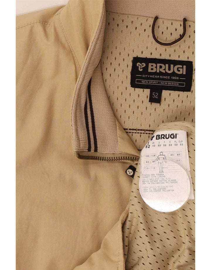 Brugi Veste Bomber Homme UK 42 XL Coton Beige