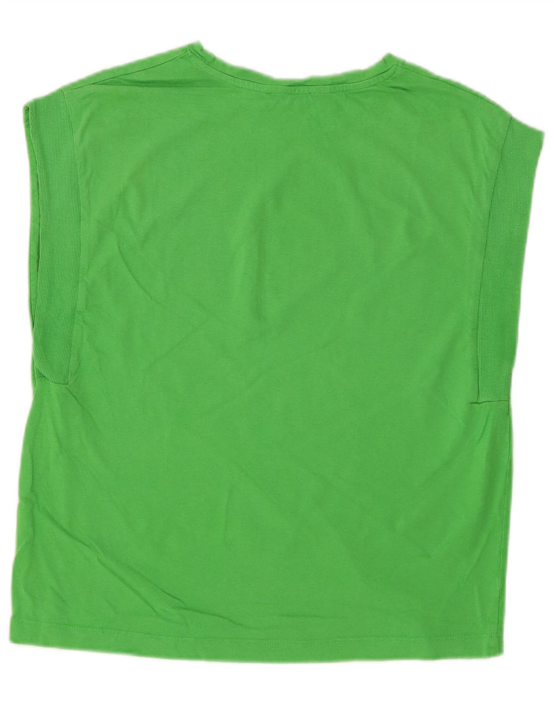 Zara Débardeur Femme UK 12 Vert Moyen