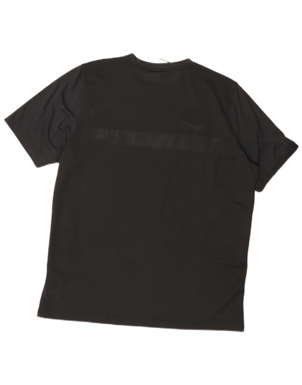 Nike T-shirt Dri Fit pour homme 2XL en polyester color block noir