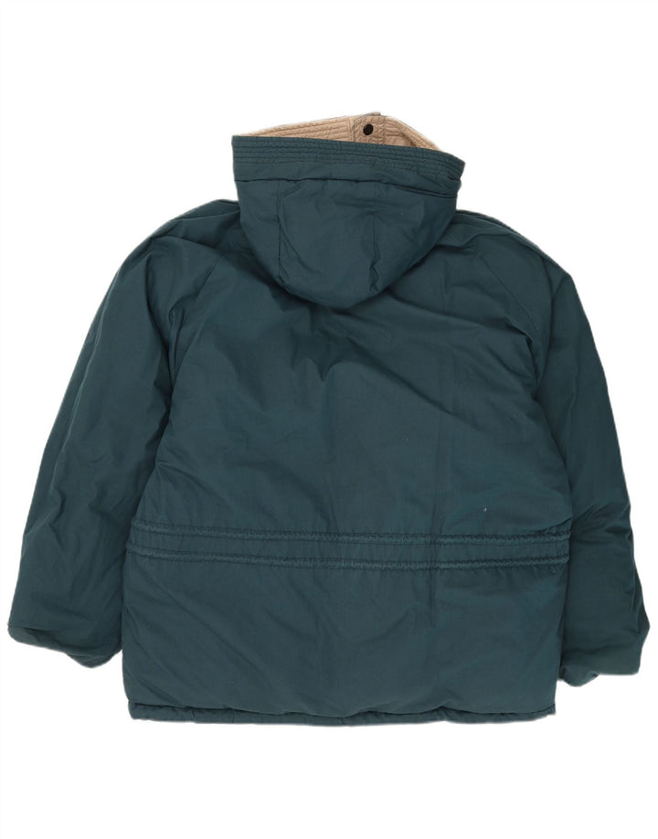 BRUGI Veste matelassée réversible à capuche pour homme IT 50 Large Vert Polyester
