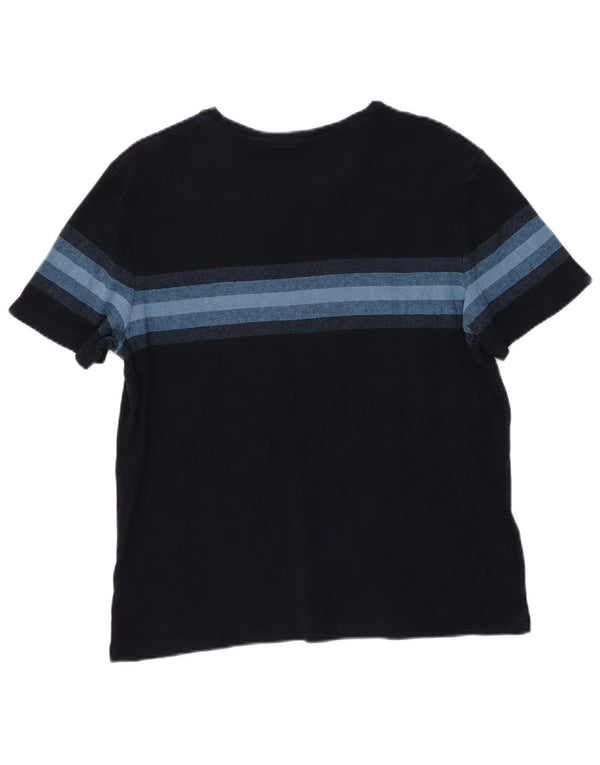 Marks & Spencer T-shirt pour femme UK 44 Bleu marine moyen rayé