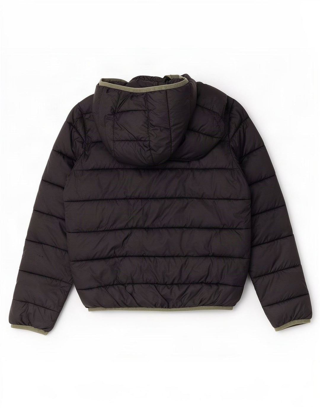Champion Veste matelassée à capuche pour garçon 11-12 ans Grand Noir