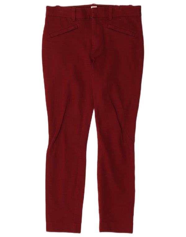 Gap Pantalon décontracté skinny à la cheville pour femme US 2 XS W30 L27 Coton bordeaux