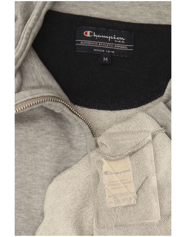 CHAMPION Veste de Survêtement Homme Gris Moyen Coton