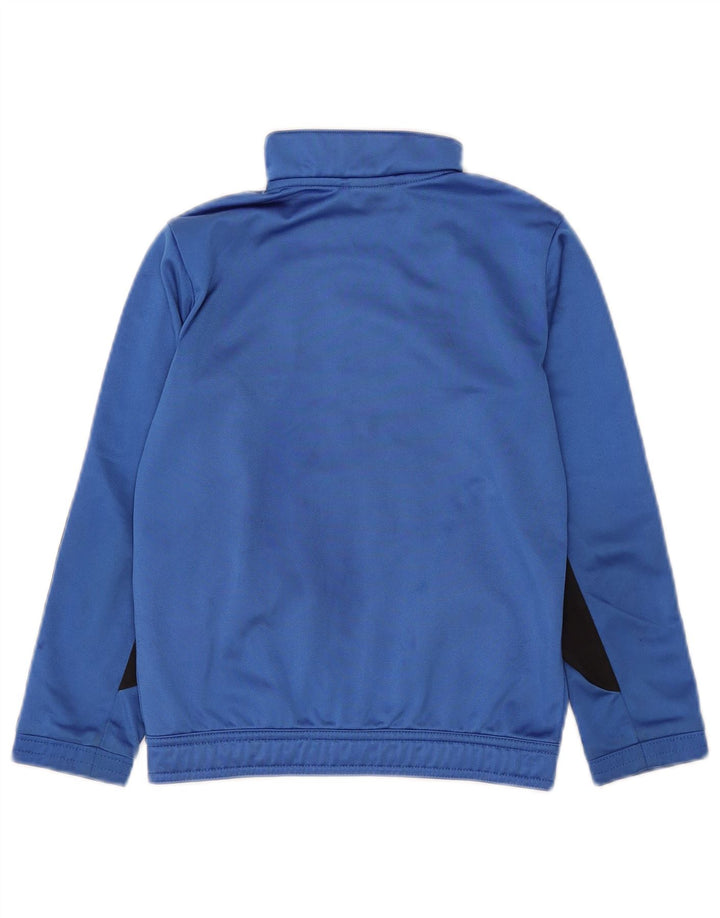 Adidas Veste de Survêtement Garçon 7-8 Ans Bleu Colorblock Polyester