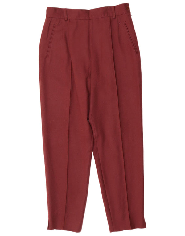 Belmar Pantalon décontracté taille haute pour femme IT 46 Large W28 L27 Bordeaux