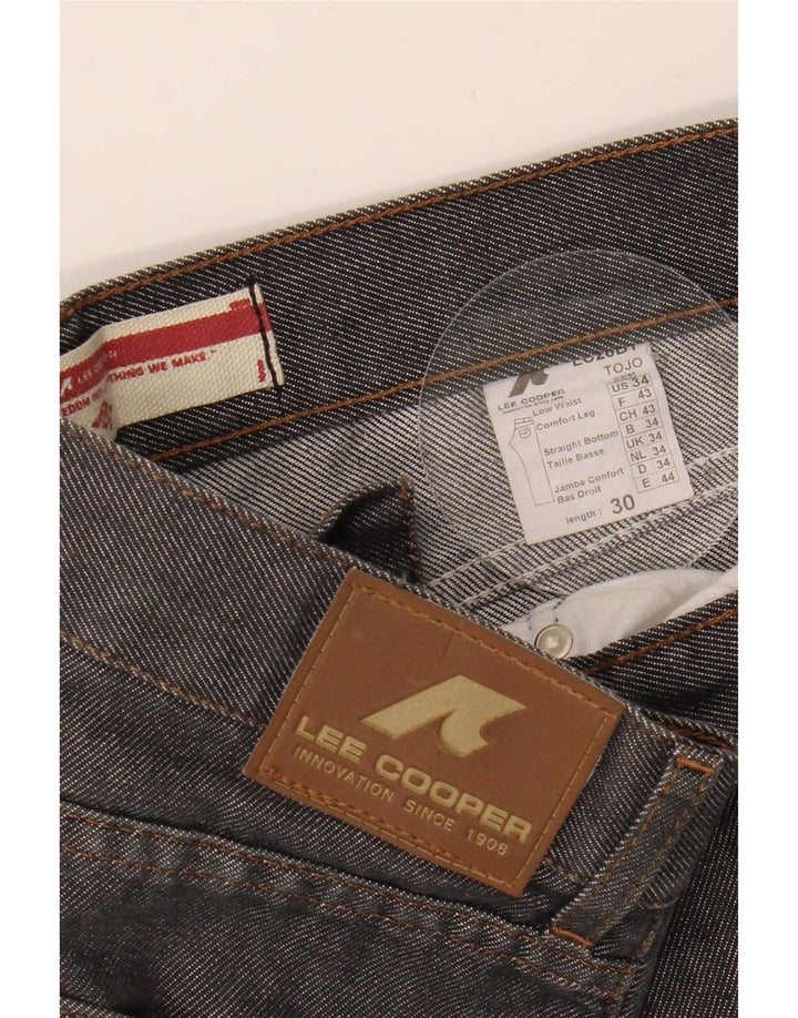 Lee Jean droit homme W35 L29 gris coton