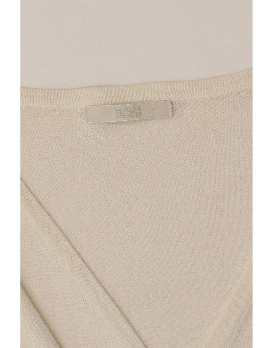 Marks & Spencer Cardigan pour femme UK 10 Small Blanc cassé