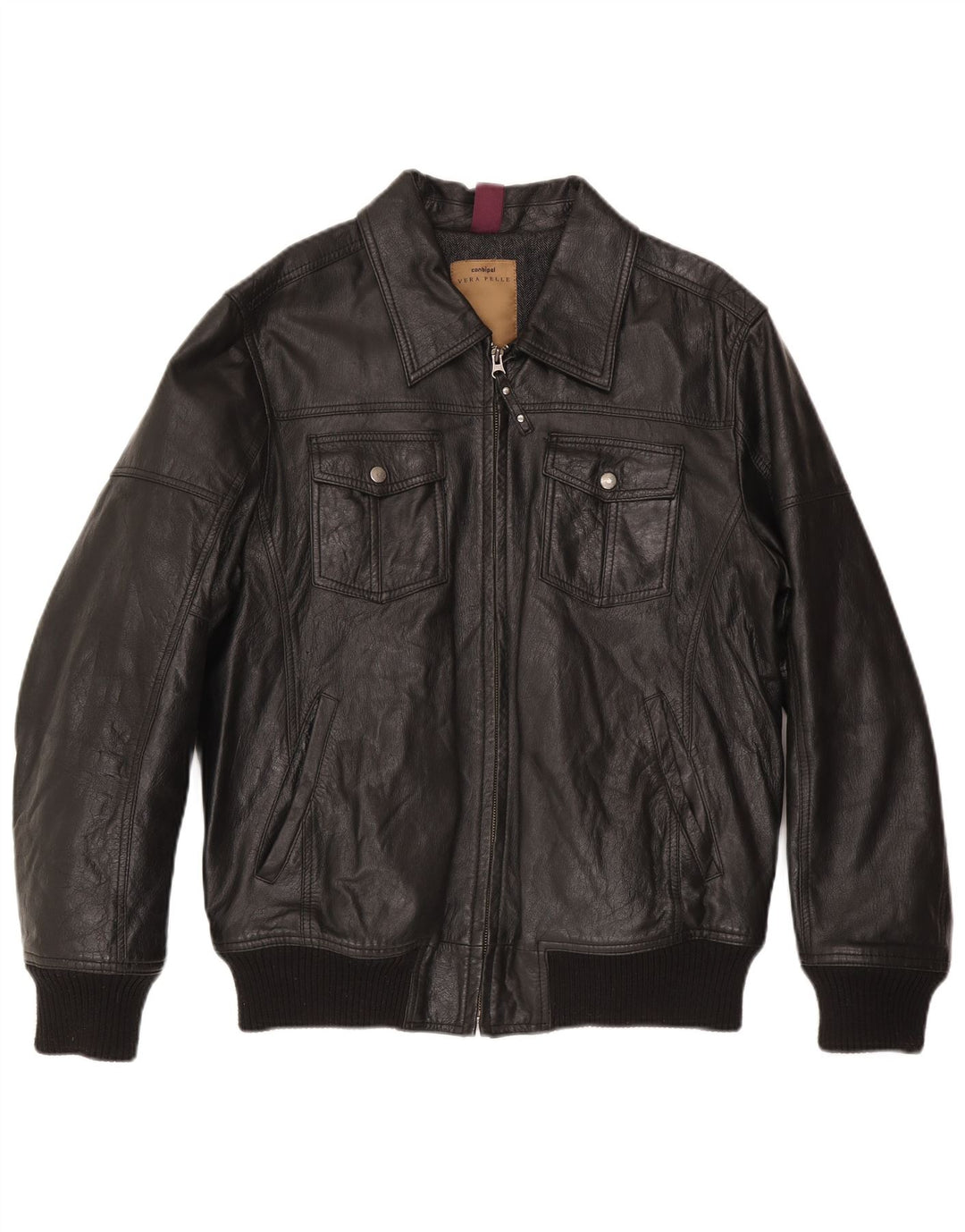 Conbipel Veste en cuir homme IT 54 XL Noir