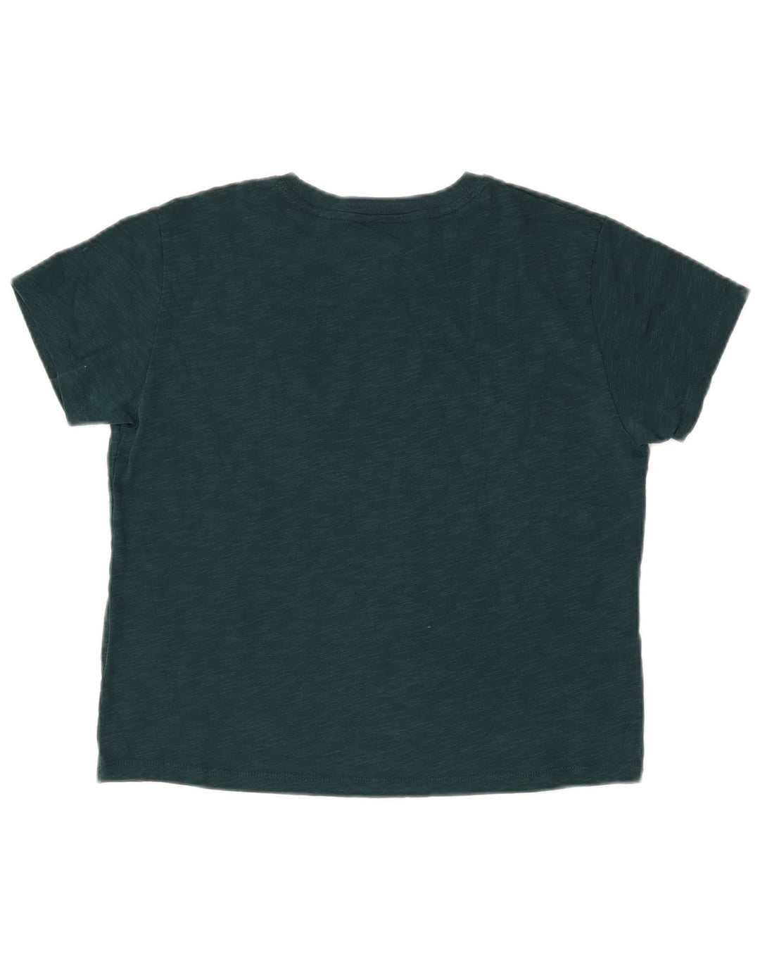 SUPERDRY T-Shirt Graphique Femme UK 14 Large Vert Moucheté Coton