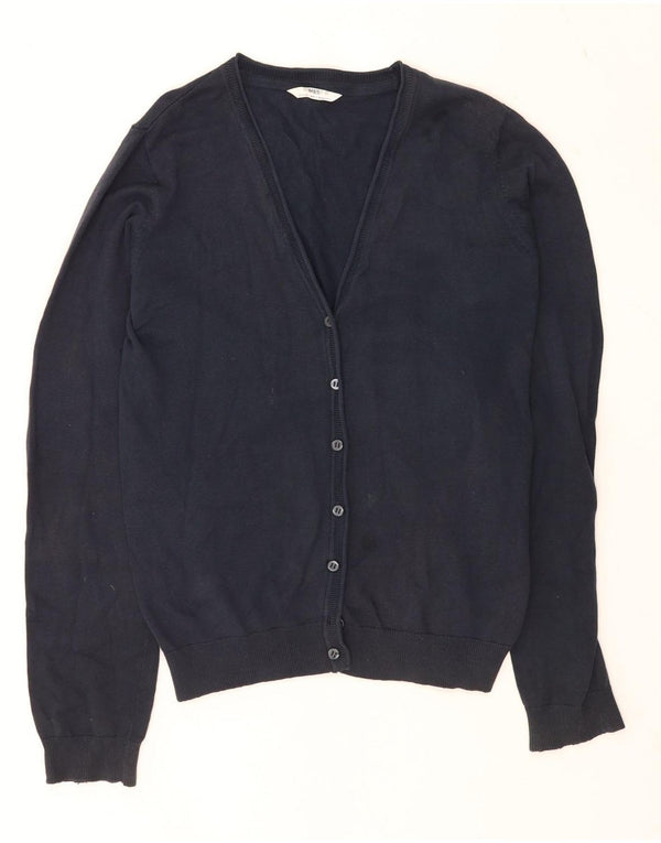 Marks & Spencer Pull Cardigan Fille 15-16 ans Bleu Marine Coton