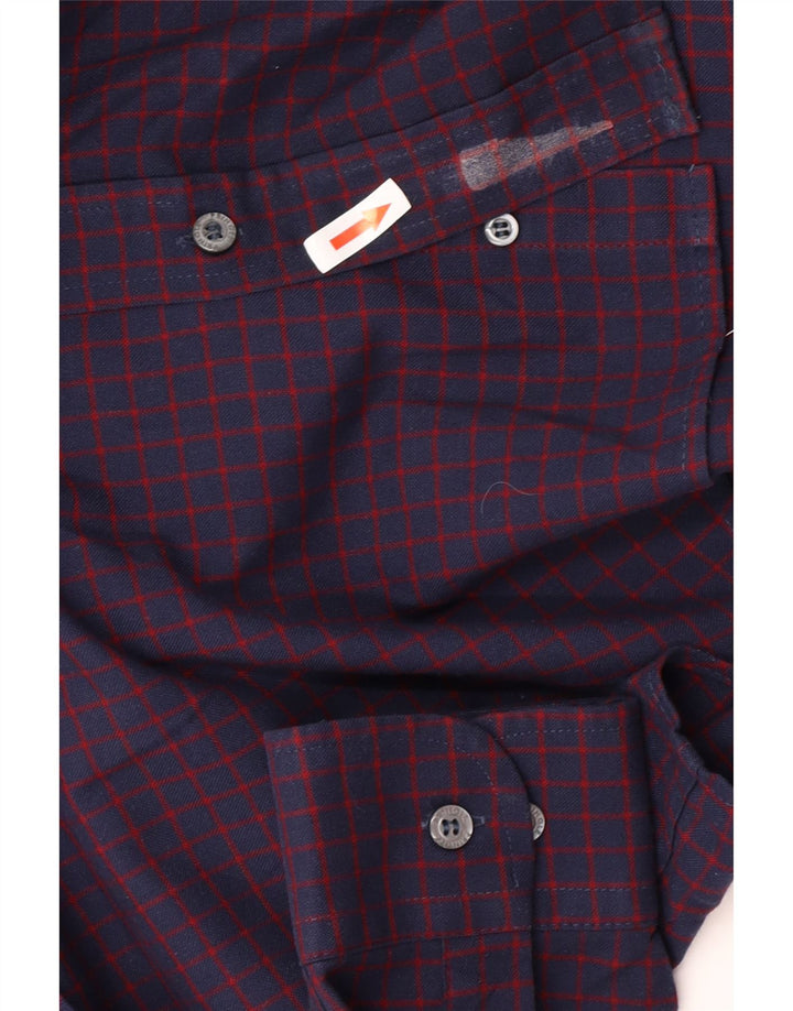 Pringle Chemise Homme Petit Vichy Violet Polyester