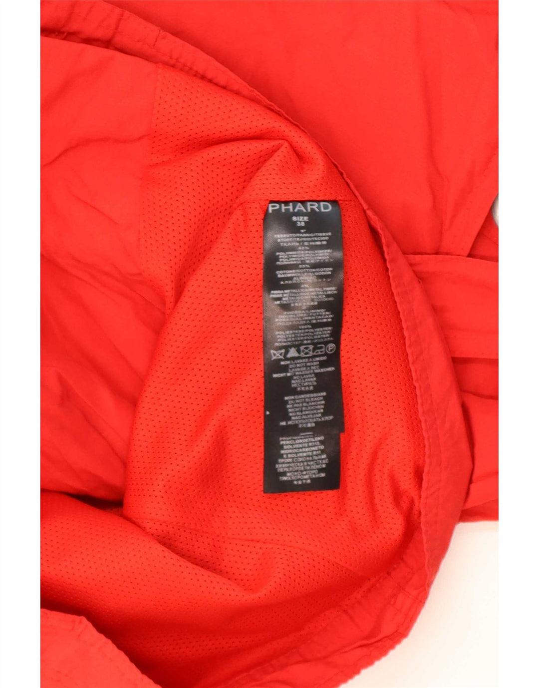 Phard Femme Trench Court IT 38 XS Rouge Polyamide