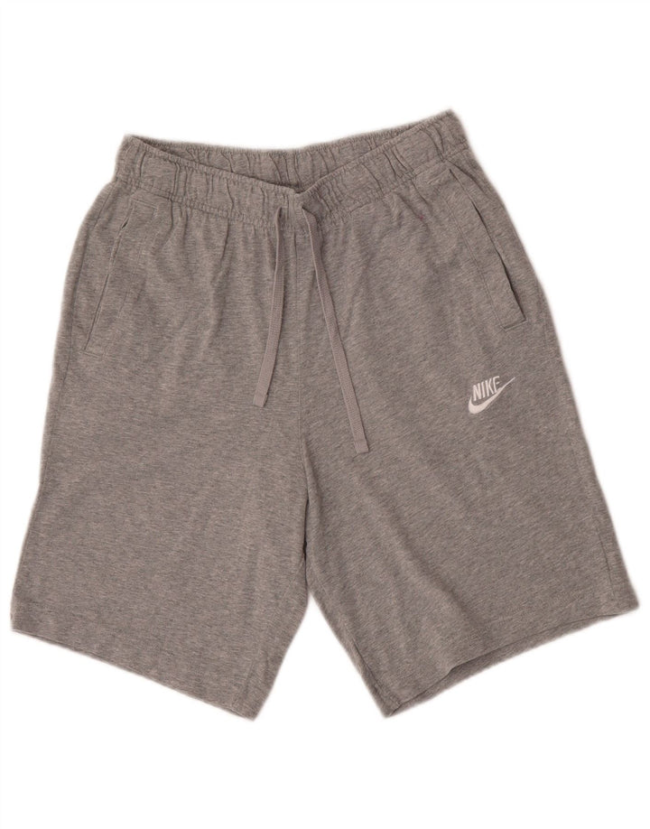 Nike Short de sport pour homme Petit gris Coton