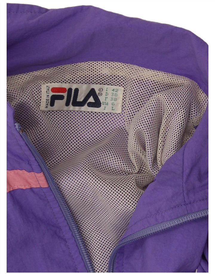 Fila Survêtement complet graphique pour femme IT 42 Violet moyen Colourblock