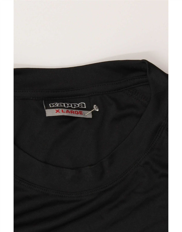 Kappa T-Shirt Graphique Homme XL Noir