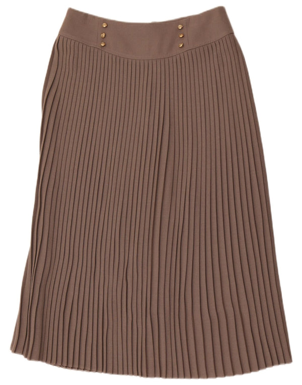 St Michael Jupe plissée taille haute pour femme UK 14 Medium W28 Gris
