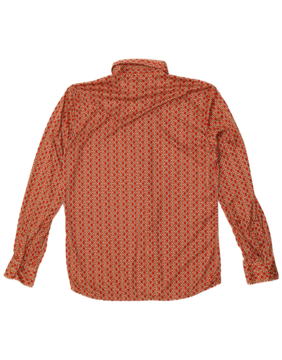 Hacienda Pvblica Chemise Homme Rouge Moyen Géométrique Polyester