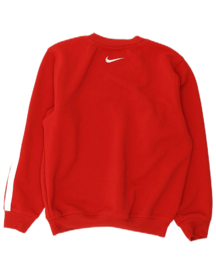 Nike Garçon Sweatshirt Jumper 9-10 ans Petit Rouge Polyester