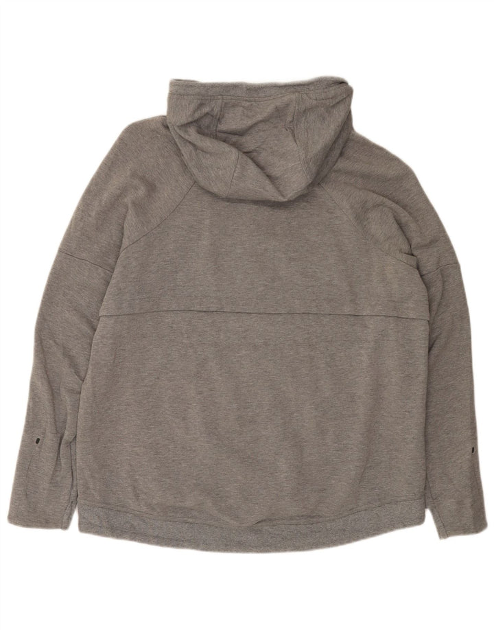 Nike Pull à capuche zippé pour homme XL en coton gris