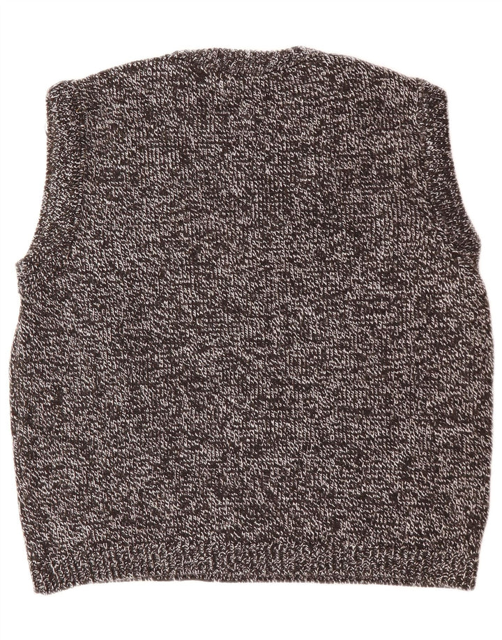 Zara Homme Gilet Débardeur Petit Noir Moucheté Polyacrylique