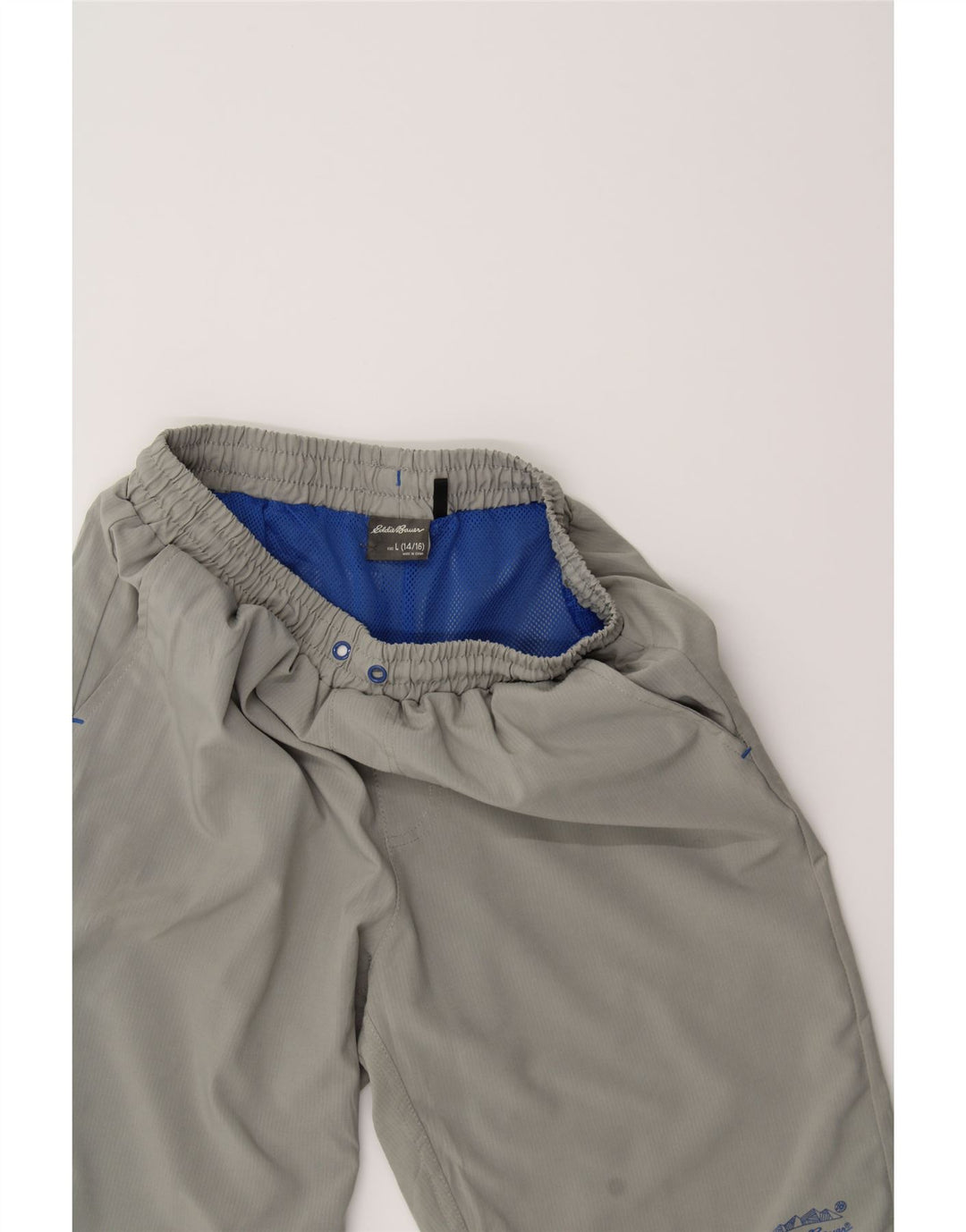 EDDIE BAUER Boys Sport Shorts 14-15 Years Large Grey Polyester Vintage Eddie Bauer and Second-Hand Eddie Bauer from Messina Hembry 
