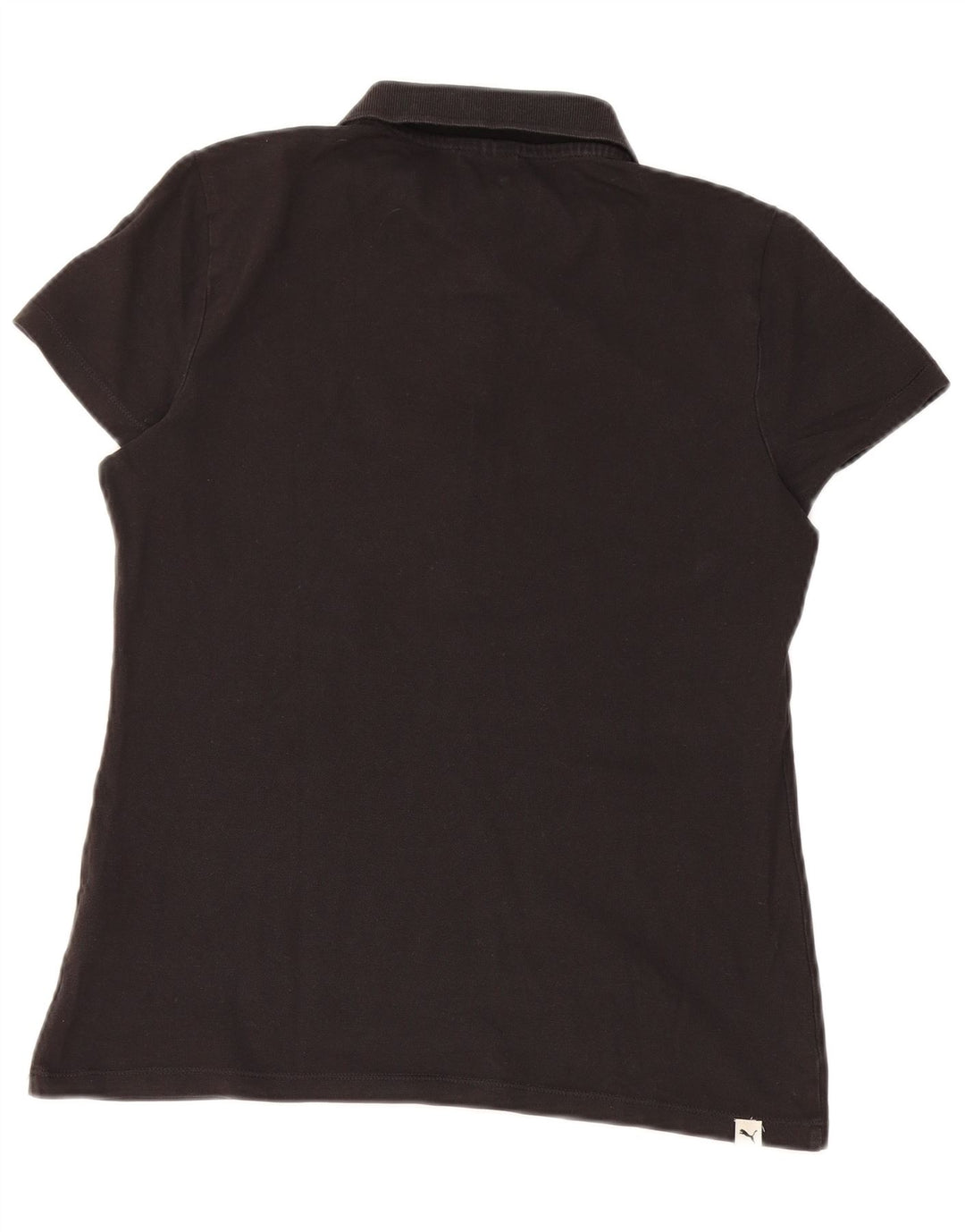 Puma Polo Femme UK 14 Large Noir Coton