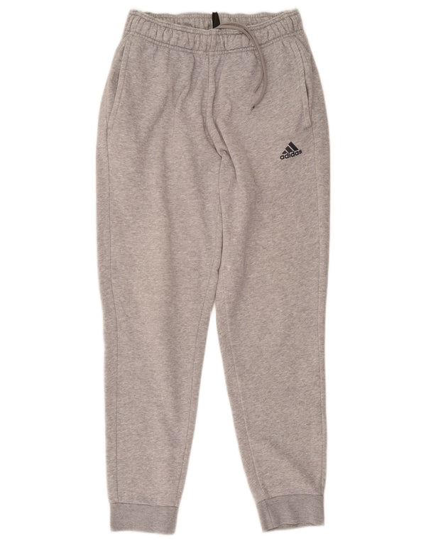 Adidas Pantalon de survêtement pour homme UK 36/38 Petit gris chiné en coton