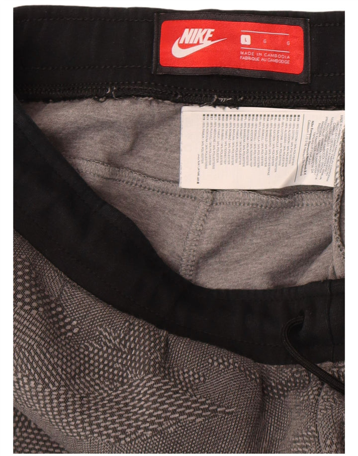 Nike Pantalon de survêtement pour homme en coton gris Taille L