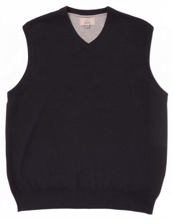 Marks & Spencer Débardeur coupe classique pour homme en coton bleu marine moyen