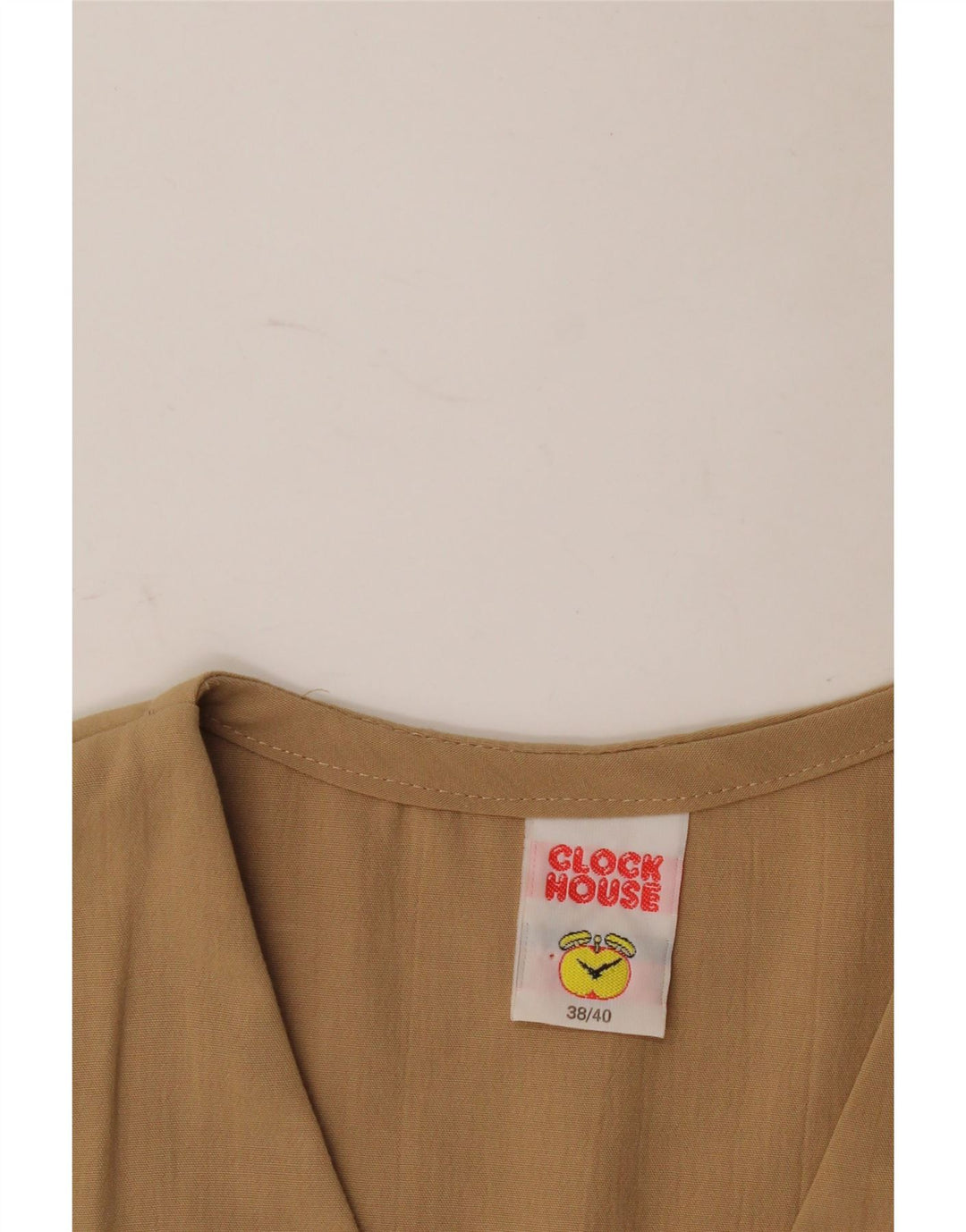 CLOCK HOUSE Robe trapèze pour femme EU 38/40 Polyester beige moyen