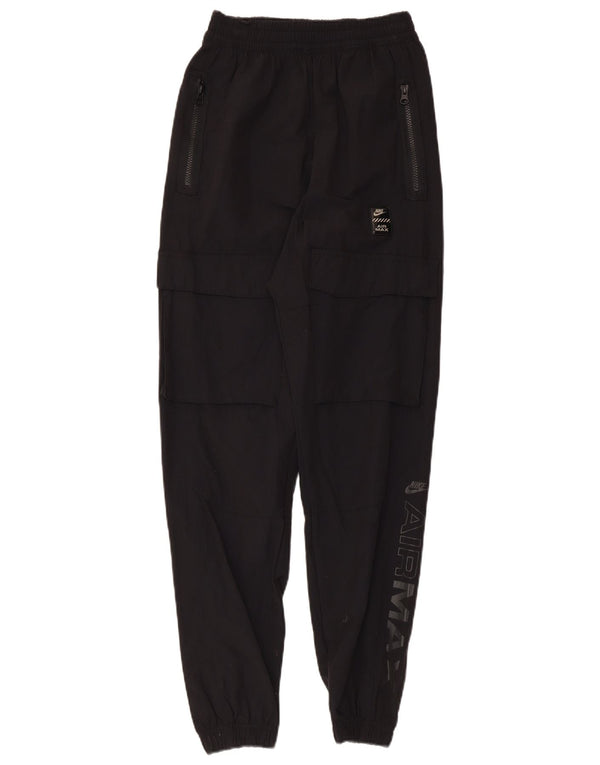 Nike Pantalon de survêtement cargo graphique pour femme UK 4 XS Nylon noir