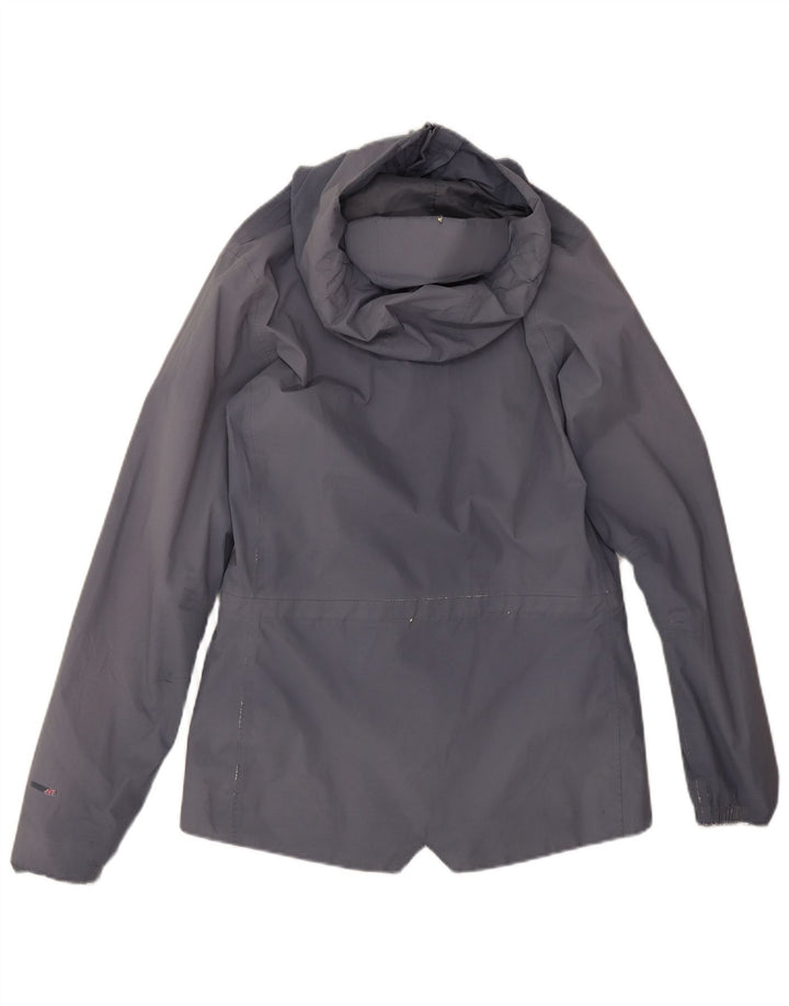 The North Face Veste de pluie à capuche pour femme UK 6 XS Gris Polyester