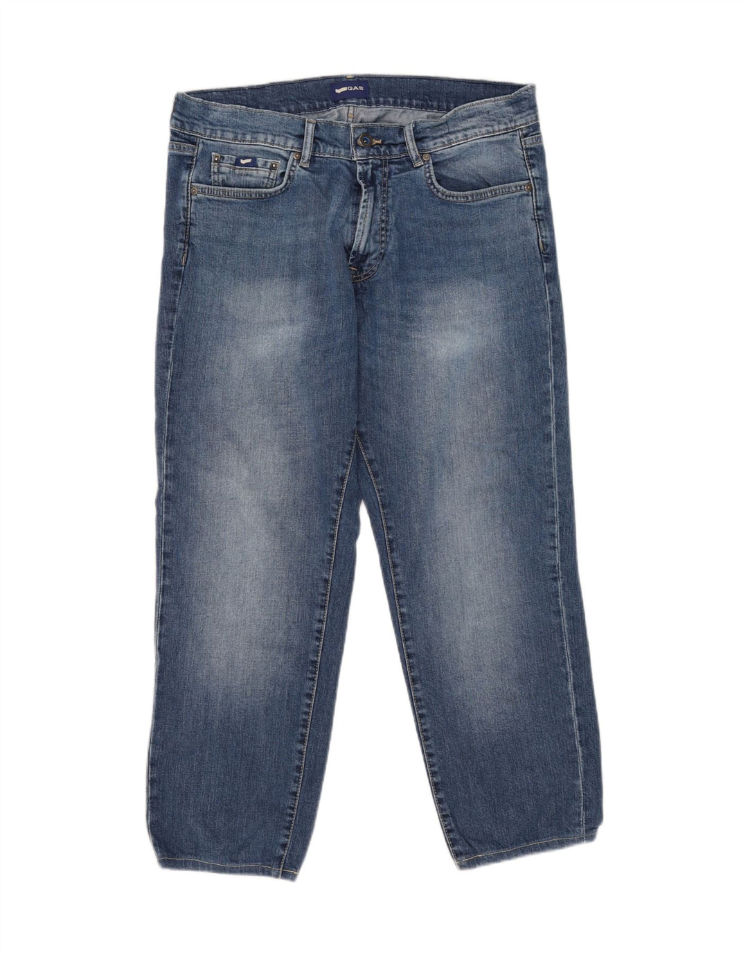 Gas Jean court homme W33 L26 bleu coton