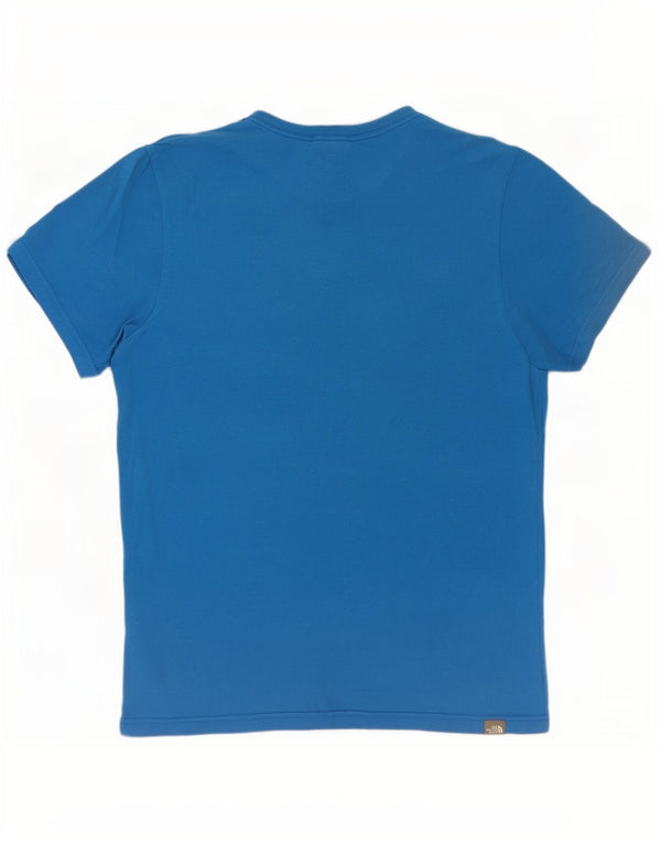 The North Face T-shirt graphique pour hommes, petit, bleu, coton