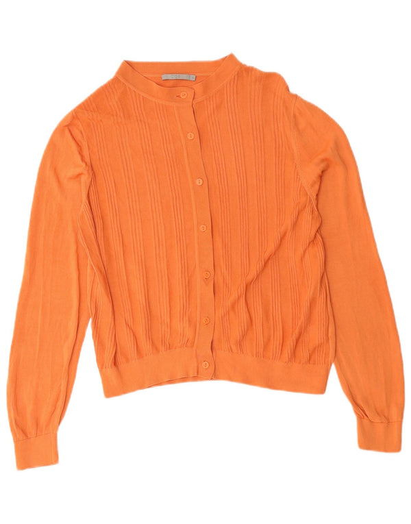 Cos Cardigan court pour femme UK 14 Viscose orange moyen