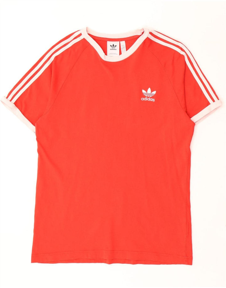 Adidas T-Shirt Homme Haut Large Rouge Coton