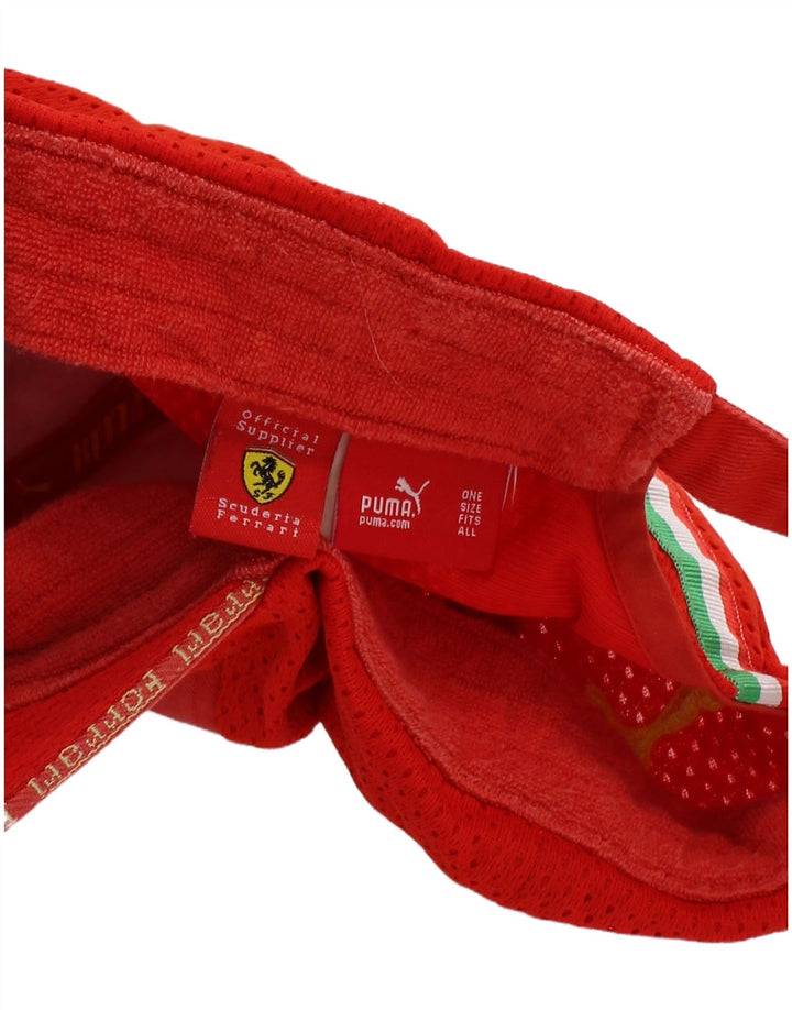 Puma Casquette de Baseball Ferrari Graphic Homme Taille Unique Rouge Colorblock