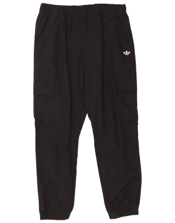 Adidas Pantalon de survêtement cargo pour homme Joggers XL Noir Polyester